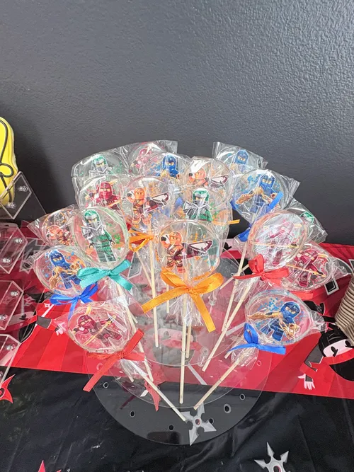 Ninjago lollipops