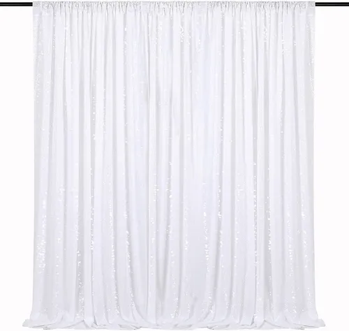 Sequin Backdrop Curtain 10' Wx 10' H