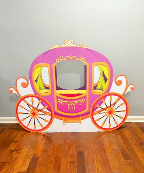 Rental - Cardboard cutout stand up - Cinderella Carriage - Disney