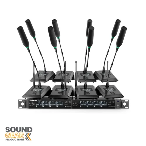 Phenyx Pro - 8 Gooseneck Mics - Wireless Conference System (PTC-8)