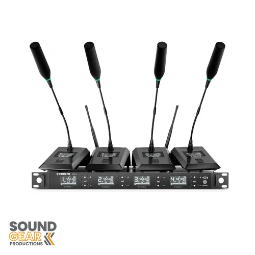 Phenyx Pro - 4 Gooseneck Mics - Wireless Conference System (PTC-4)