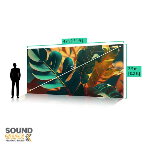 13.1' x 8.2' LED Screen (186