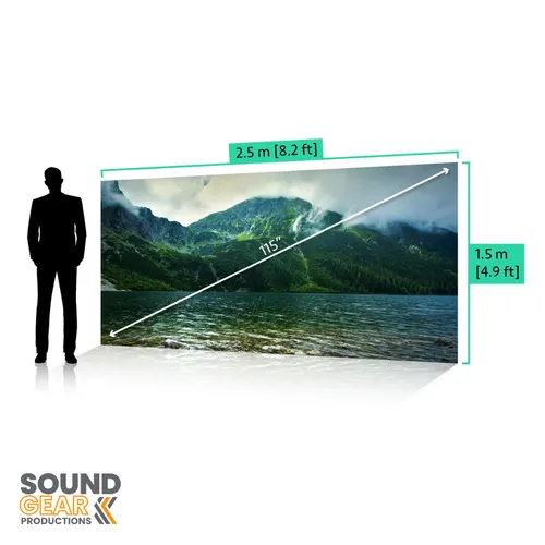 8.2' x 4.9' LED Screen (115