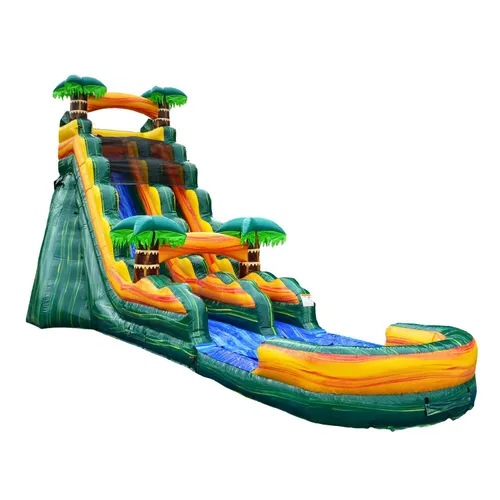 Cali Palms 19 Ft. Slide By Jump Orange