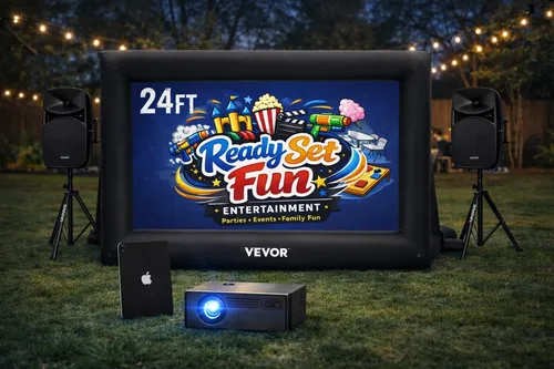 Ultimate Bundle! Lights, Camera, Backyard! Family Movie night