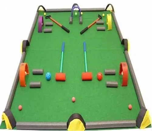 Giant Obstacle Course Putt Billiards