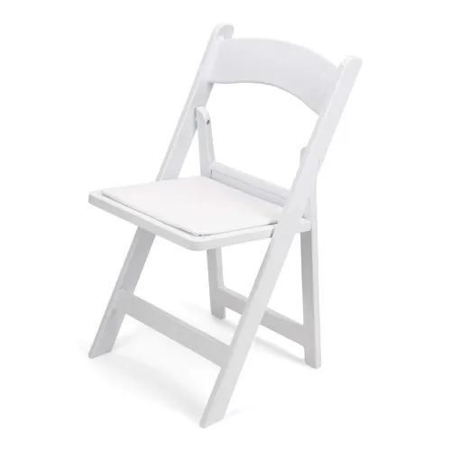 Chair, White Folding, Wedding