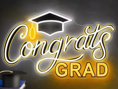 Neon Graduation Sign