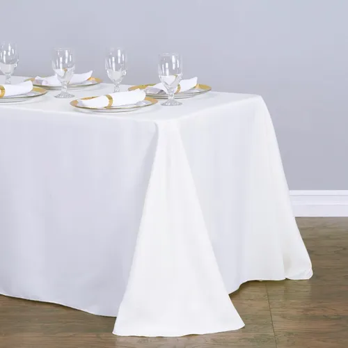 Tablecloth, 8-ft Rectangular Table, Half Drop