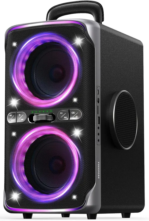 Speaker, 240-Watt Bluetooth w/LED Lights