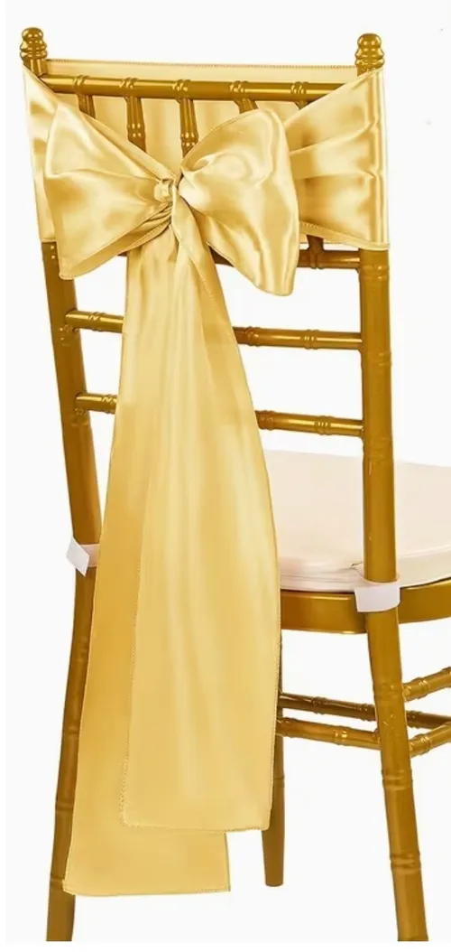 Satin Chair Belt Bow