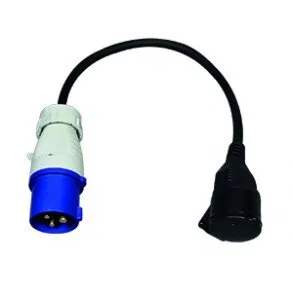 Adaptersæt 2 - CEE stikp 3P/16A/230V DK mellemled m/ jord