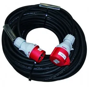 Forlængerkabel 10 m - 5G2,5 mm² - 5P/16A/400V