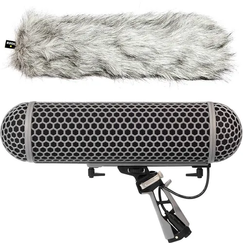 Blimp Windshield e Rycote Shock Mount RODE