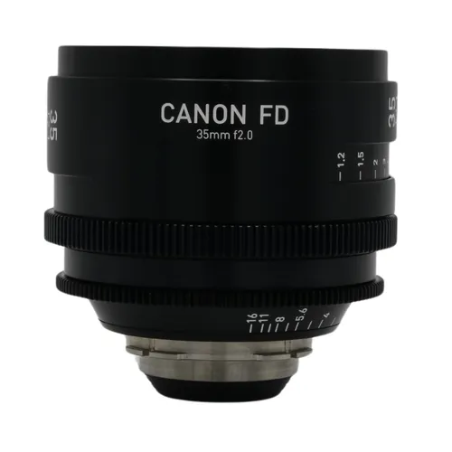 Lente FD 35mm T2.1 Concave PL Rehoused (WPO) CANON