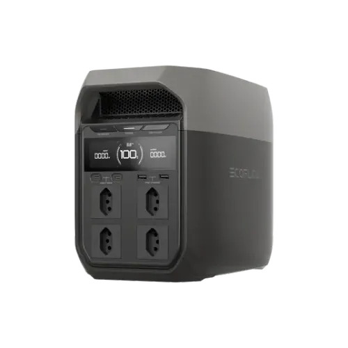 Kit Power Station Portátil Delta 3 1.024Wh (110v) ECOFLOW