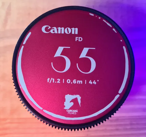 Lente Canon FD 55mm f/1.2 Chromenose (EF)