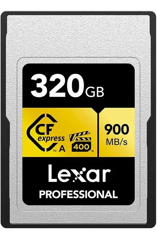 Cartão CFexpress 320GB (Type A) 900MB/s LEXAR