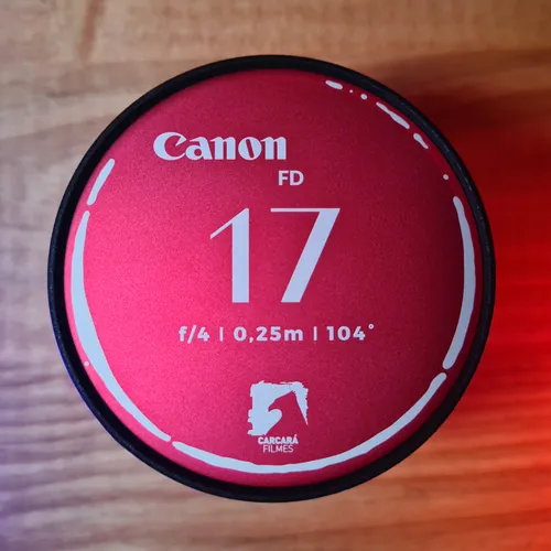 Lente Canon FD 17mm f/4 (EF)