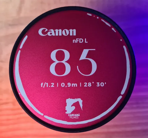 Lente Canon nFD 85mm f/1.2 L