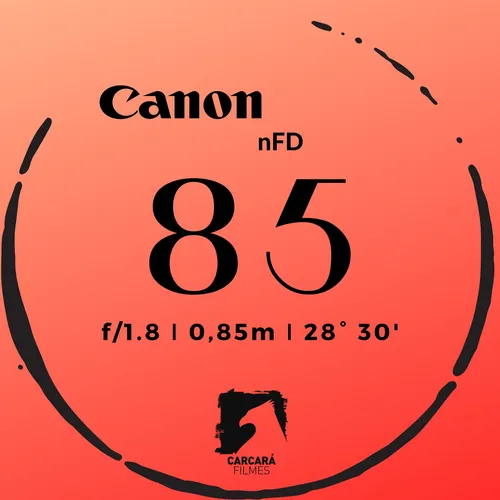 Lente Canon nFD 85mm f/1.8 (EF)