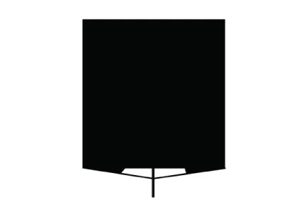 Bandeira Preta 1,2X1,2m