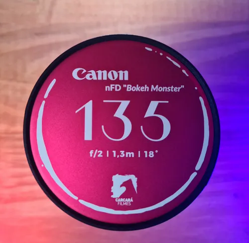 Lente Canon nFD 135mm f/2 