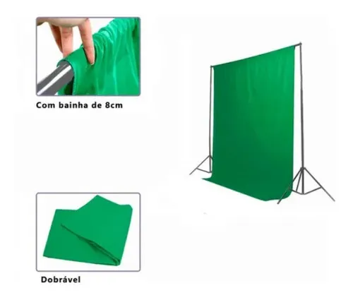 Pano Verde Chroma Key 3X3m
