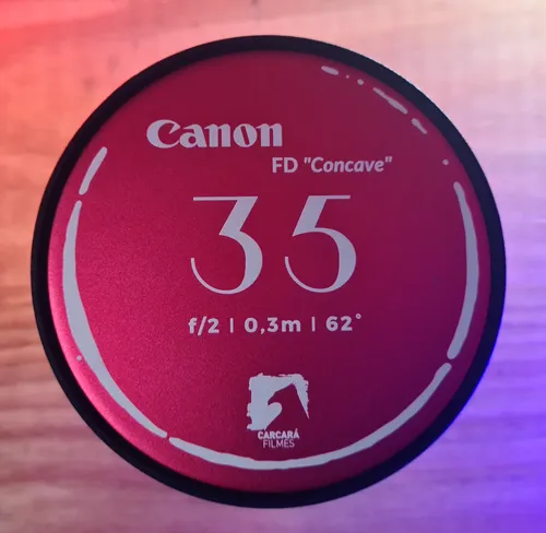 Lente Canon FD 35mm Concave f/2 Chromenose