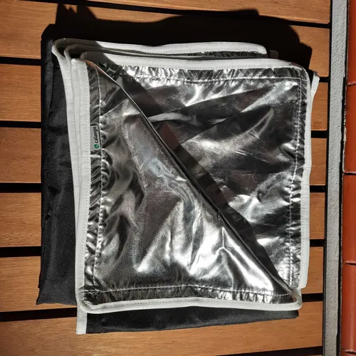 Pano Prata/Preto 1,20x1,20m CALANGOTEX