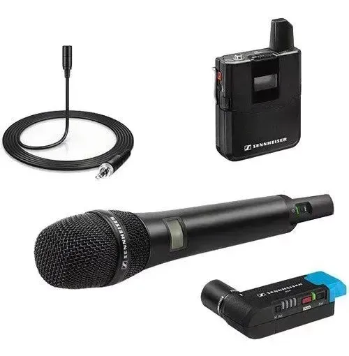 Kit Microfone de Mão AVX + Receptor de Lapela Sennheiser AVX-MKE2