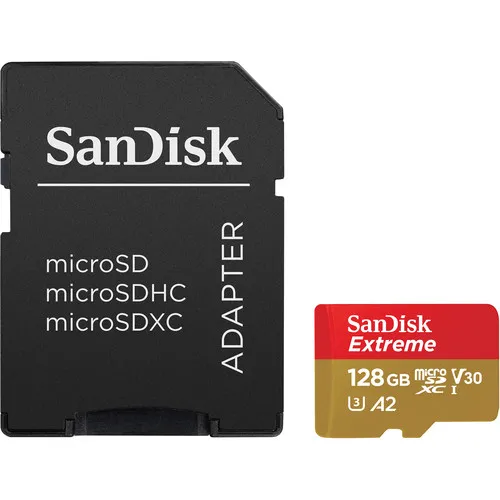 Cartão de Memória 128GB Extreme UHS-I microSDXC SANDISK