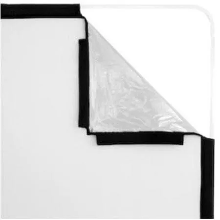 Pano Prata/Branco 2x2m