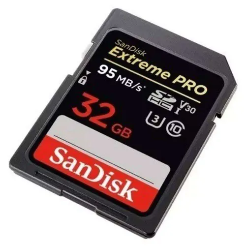 Cartão SD 32GB 95MB/s Extreme Pro U1 Classe 10 SANDISK