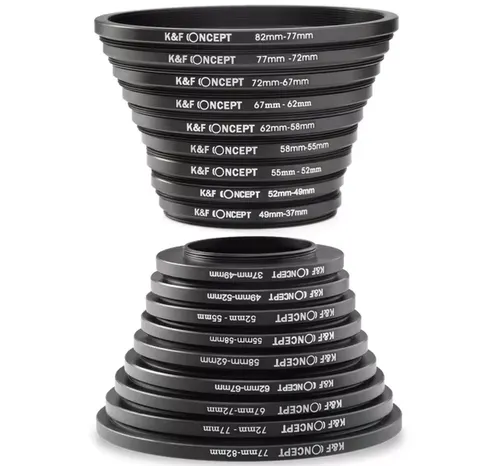 Kit Adaptador Step Down Ring K&F CONCEPT