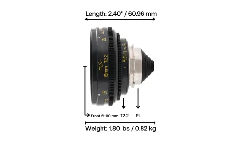 TLS Vintage Cooke Panchro 25mm T2.2