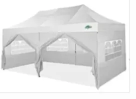 10 ft Zipper Wall Panel, for Pop Up Canopy, ( 2 are needed for a 10x20 )