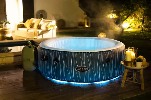 6 person lay-z-spa Hollywood airjet with LEDs