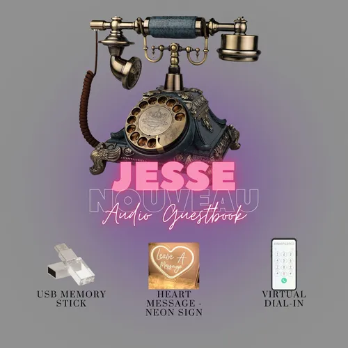 Jesse (Blue) Nouveau - Audio Guestbook Rental - Black Friday Sale
