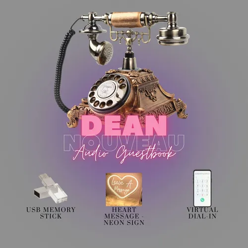 Dean (Copper) Nouveau - Audio Guestbook Rental - Black Friday Sale