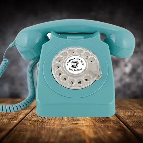 Celeste (French Blue) - Retro Audio Guestbook