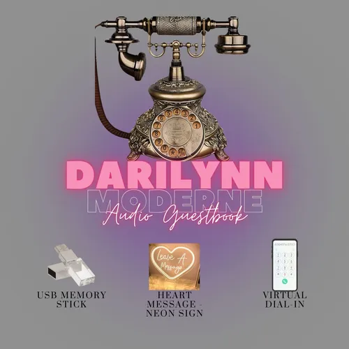 Darilynn (Bronze) Moderne - Audio Guestbook Rental - Black Friday Sale