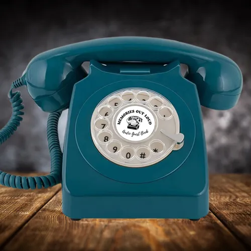 Max (Azure) - Retro Audio Guestbook