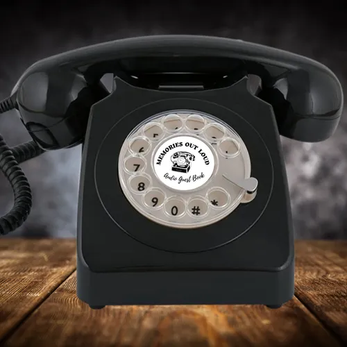 JP (Black) - Retro Audio Guestbook