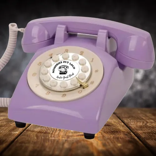 Emma (Purple) - Retro Audio Guestbook