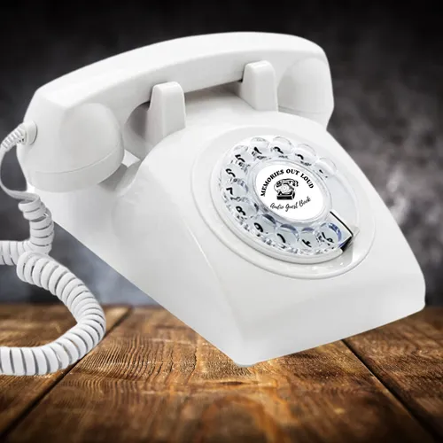 Vivian (White) - Retro Audio Guestbook