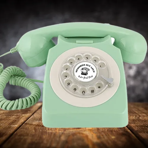 Norah (Mint) - Retro Audio Guestbook