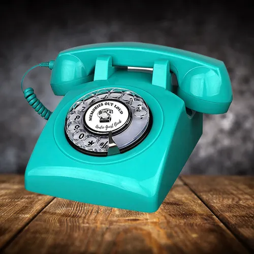 Ava (Turquoise) - Retro Audio Guestbook