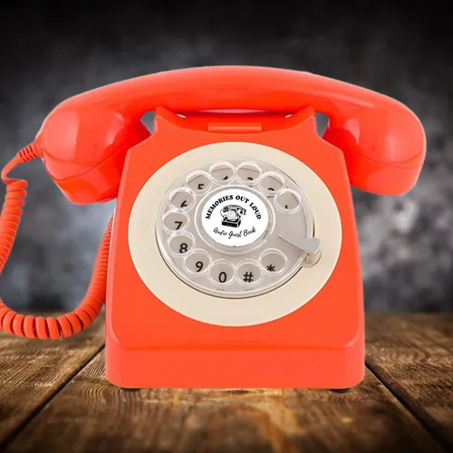 Ashley (Orange) - Retro Audio Guestbook