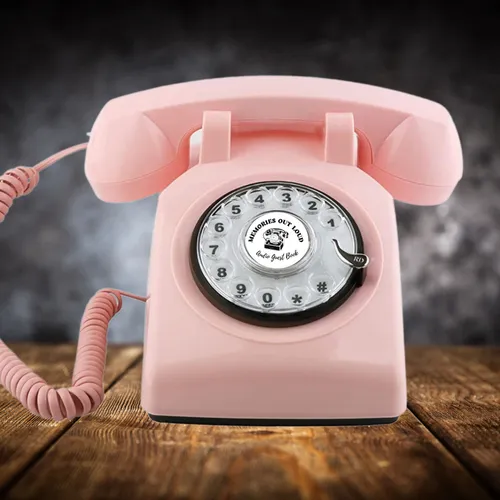 Lucy (Pink) - Retro Audio Guestbook